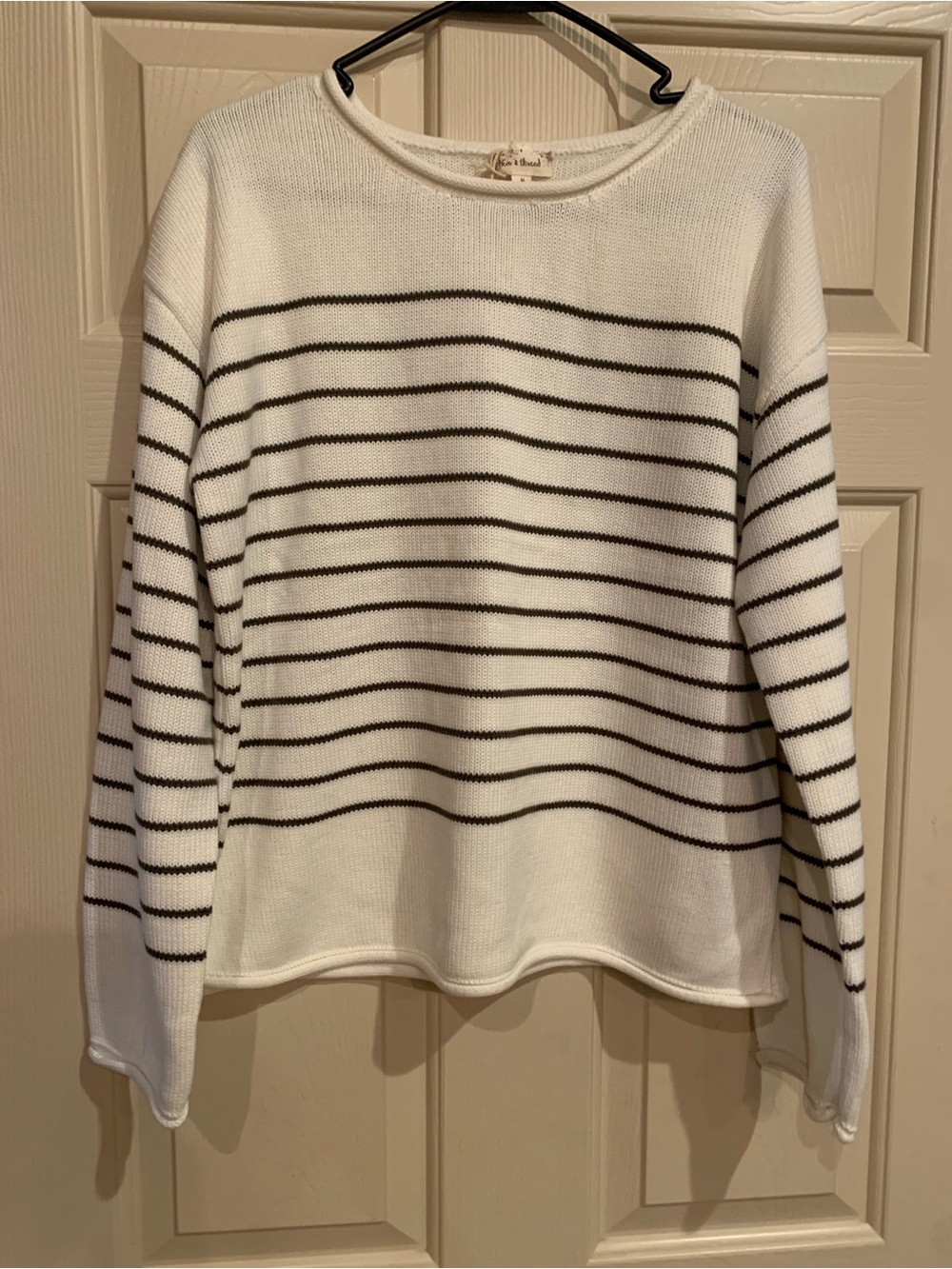 Hem & Thread Crewneck Sweater